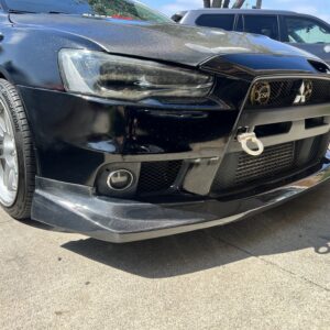 08-15 MITSUBISHI EVOLUTION X CARBON FIBER VVS FRONT LIP