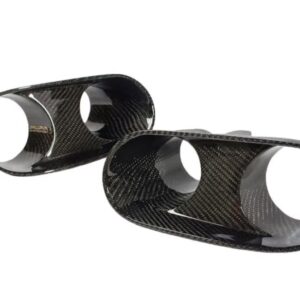 03-04 Mustang Cobra Carbon Fiber Front Bumper Fog Lights Bezels